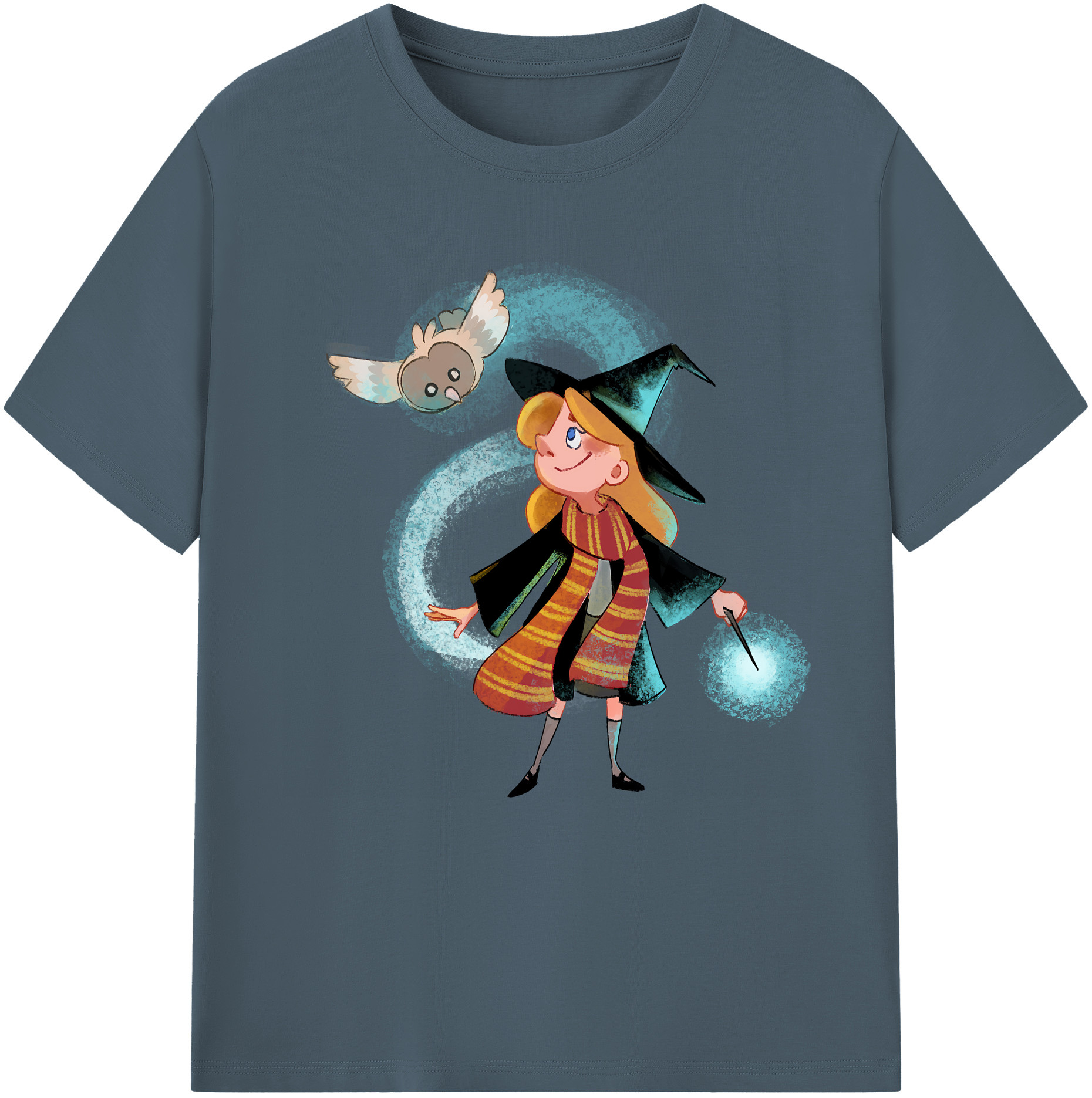 （画像用） Harry Potter ハリー・ポッターシリーズ 綿100％半袖Tシャツ（フロントプリント）